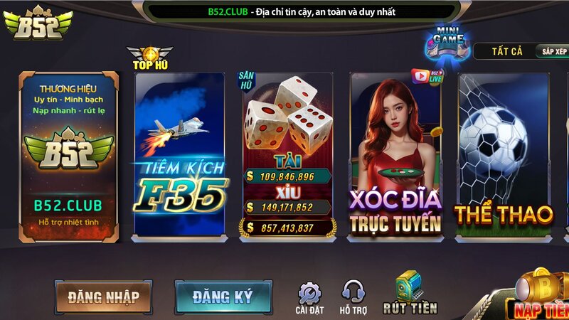 Cổng game B52CLUB đẳng cấp quốc tế