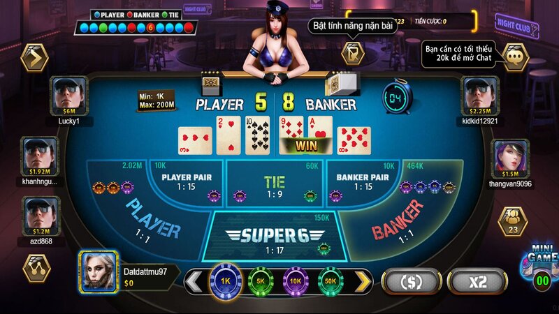 Game bài Baccarat tại B52CLUB
